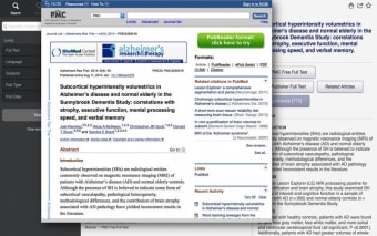 Unbound MEDLINE - PubMed, Journals, and Grapherence