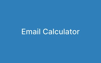 Email Calculator