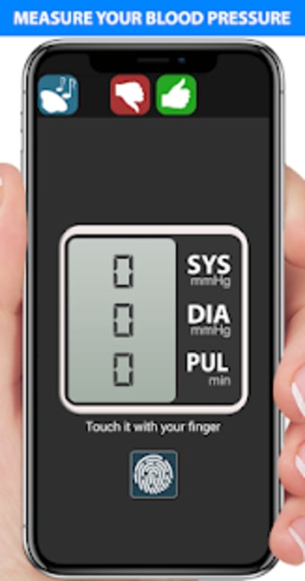 Blood Pressure Fingerprint Scanner