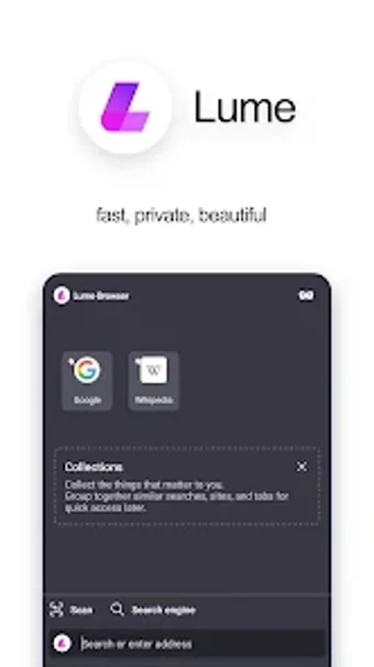Lume - fast private Browser
