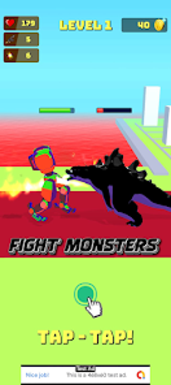 Monster Robot War battle