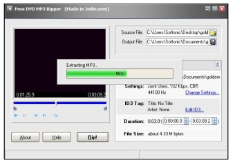 Free DVD MP3 Ripper