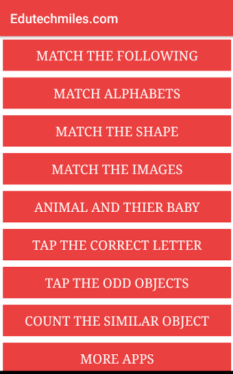 Matching Game:Object & Shapes