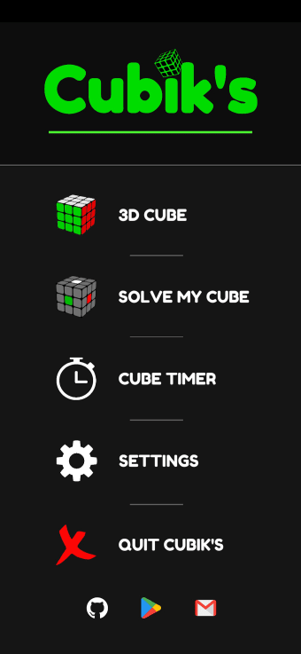 Cubiks - Rubiks Cube Solver Simulator and Timer