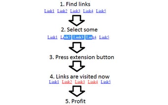 Mark Selected Links As Visited