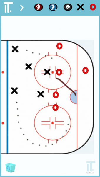 Icetrack Hockey Board