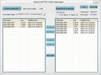 Aimersoft PSP Video Manager
