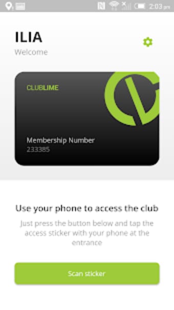 Club Lime Member ID