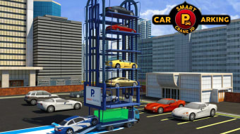 Multi Level Car Parking Crane Driving Simulator 3D