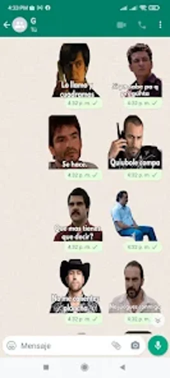 Stickers de Narcos