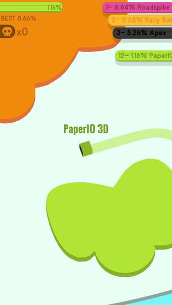 3D PaperIO - Pie battle ground