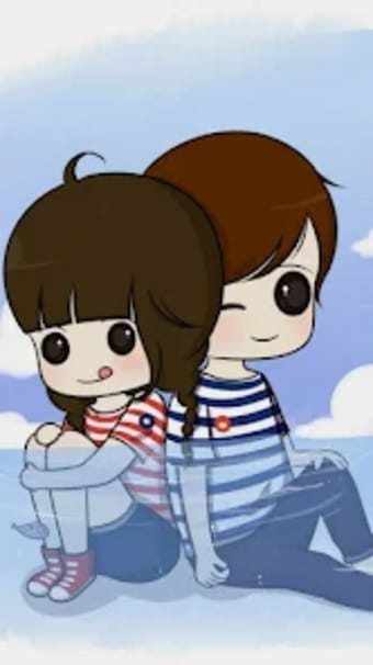 Cute Couple Cartoon Wallpapers para Android - Download