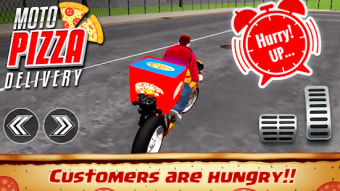 Motorbike Pizza Delivery