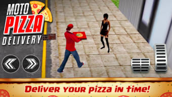 Motorbike Pizza Delivery