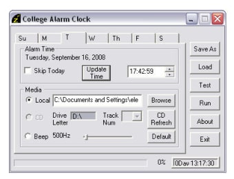 College Alarm Clock