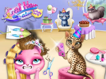 Cat Hair Salon Birthday Party