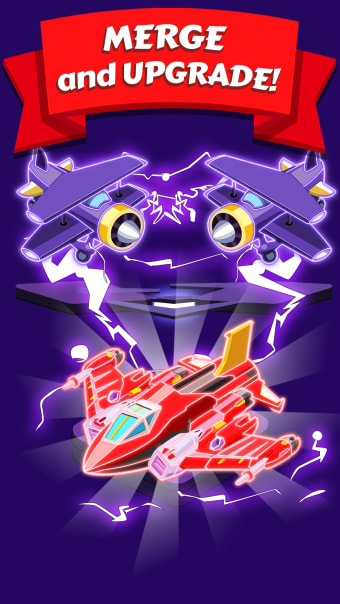Merge Planes Neon Game