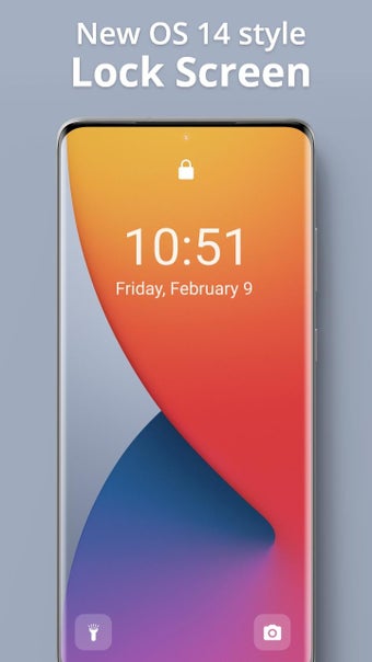 Lock Screen i-OS 15 Style