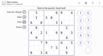 Web Sudoku