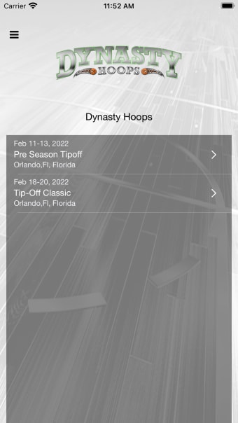 Dynasty Hoops Tournaments