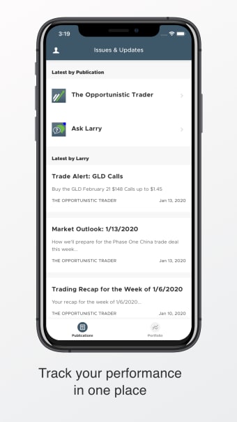 Opportunistic Trader Mobile