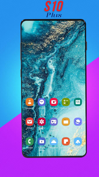 Theme for galaxy S10 plus : S10 launcher