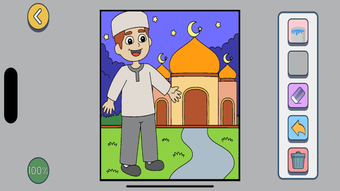 Muslim colouring book