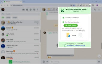 WhatsApp Member Scraper (by v-User)