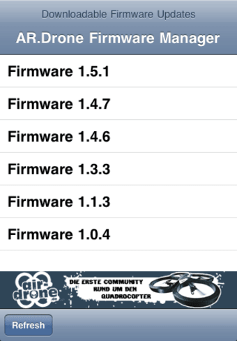 Firmware Manager for AR.Drone