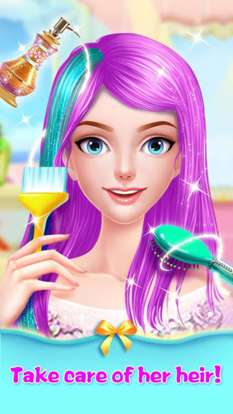 Long Hair Princess Salon Games