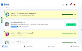 Busuu Lesson Review