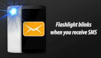 Flashlight on SMS