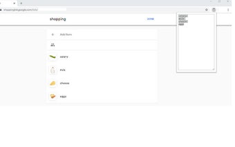 Google Shopping List Copy To Clipboard