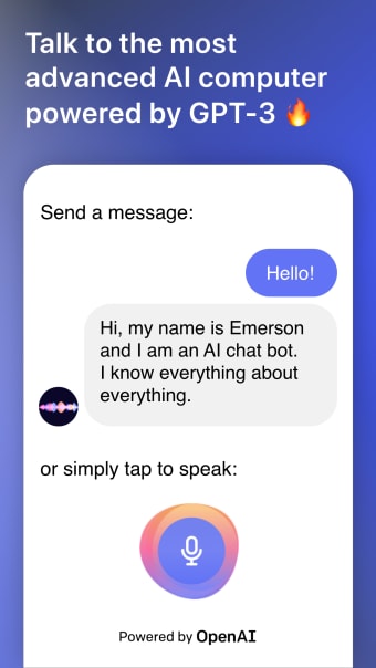 Emerson AI - Talk  Learn