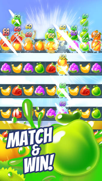 Juice Fruit Pop - Match 3 Puzz