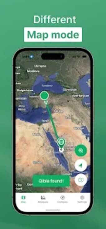 Qibla Finder with Map