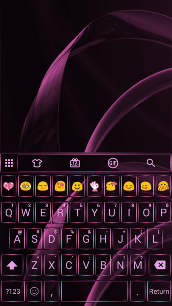 Emoji Keyboard Gate Pink Theme