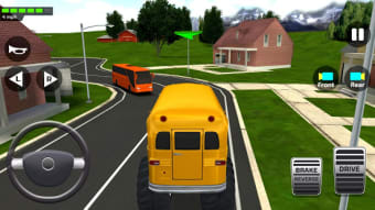 Super High School Bus Driving Simulator 3D - 2020