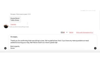 Airbnb AI Message Assistant by Homesberg