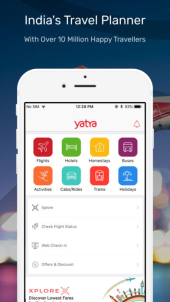 Yatra - Flights Hotels  Cabs