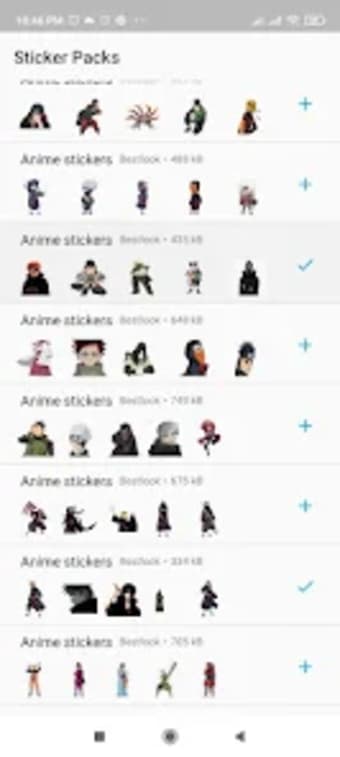 Anime Stickers Hockage for Wha