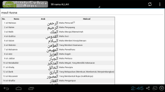 99 Nama ALLAH (Asma Ul Husna)