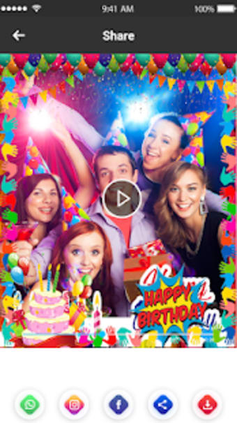 Happy Birthday Video Maker Video Editor with Music
