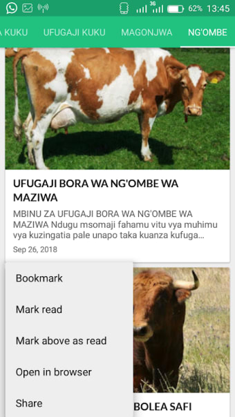Ufugaji Bora - Mafunzo ya Ufugaji na Matibabu.