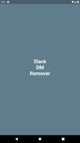 Slack DM Remover