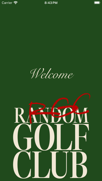 The Random Golf Club