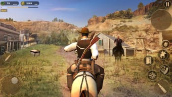 West Cowboy Game Horse Riding