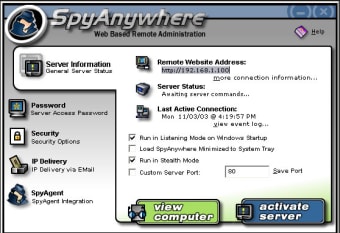 SpyAgent/SpyAnywhere Suite