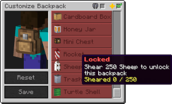 Backpacked - Minecraft Mod