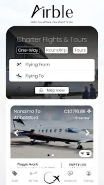 Airble: Charter Flight Booking